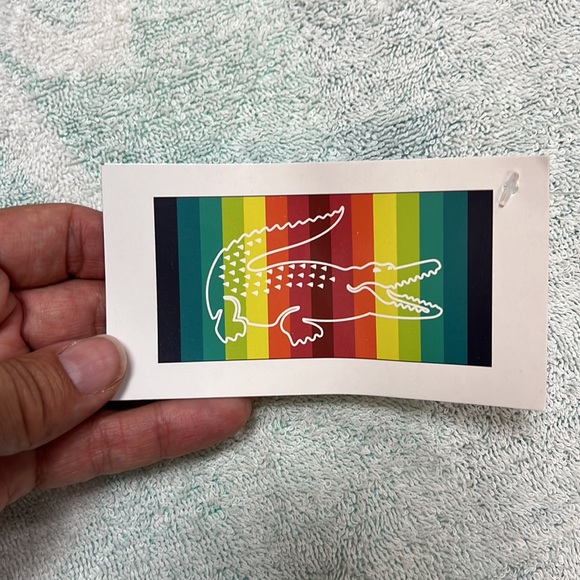 NWT Lacoste Beach Towel Pride - Picture 4 of 5